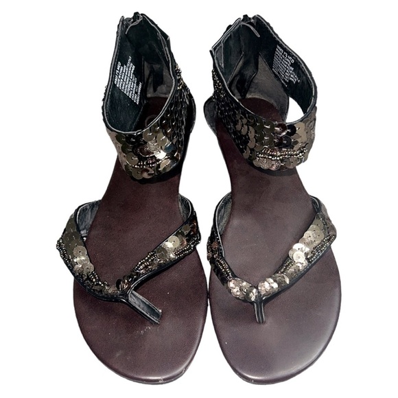 Sequined sandals - Picture 1 of 3
